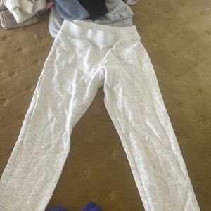 Gray wide legged sweatpants kids